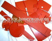 Silicone rubber heater