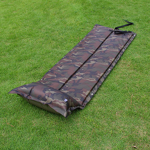 商城特价|带枕可拼接可折叠迷彩自动充气垫/帐篷垫/防潮垫|免邮