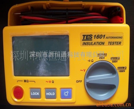 TES1601台湾泰仕式自动换文件绝缘测试器TES-1601绝缘测试仪TES 1601