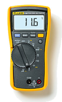 Fluke 116C 温度及微安电流测量HVAC万用表