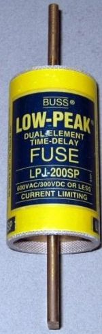 Low-peak&amp;reg;延时熔芯LPJ-175SP LPJ-200SP LPJ-300SP
