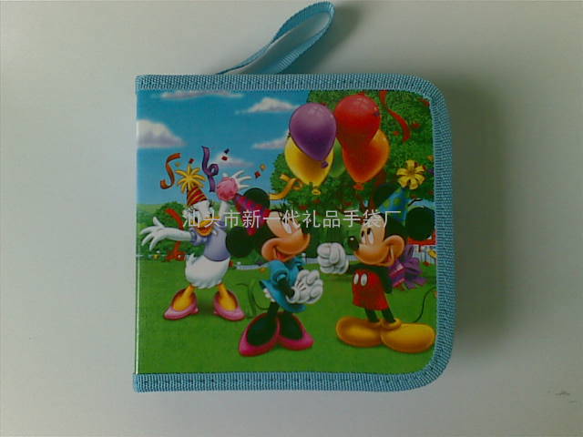 生产广东汕头卡通米奇迪斯尼CD光盘碟包袋