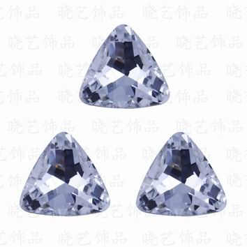 供应三角形玻璃钻、水晶玻璃钻配件