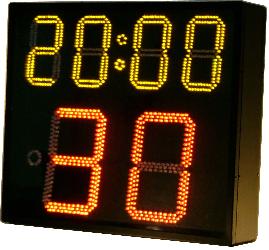本产品用于篮球赛场时钟计时及24/30秒计时。