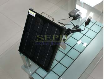 10W便携式太阳能发电系统