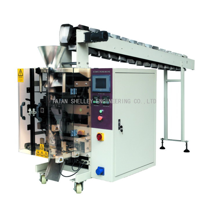 TSE-200 Semi-auto packaging machine combined with 