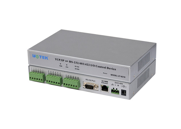 宇泰科技UT-6210  TCP/IP TO RS-232/485/422远程数字量I/O 控制器