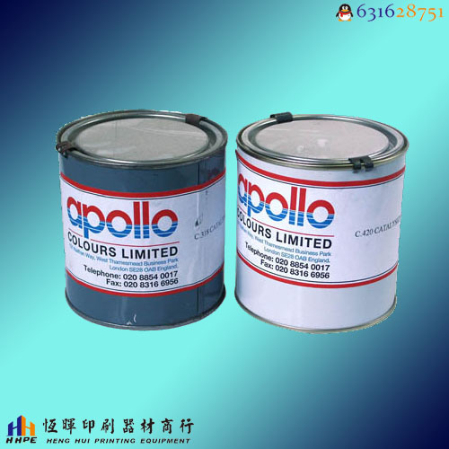 优价供应金属玻璃油墨apollo阿波罗C系列移印丝印油墨