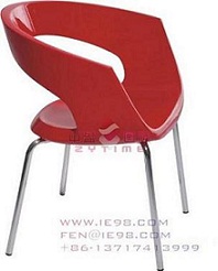 玻璃钢休闲餐椅/金属餐椅/咖啡椅/洽谈椅