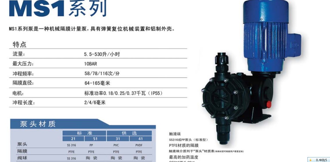 意大利SEKO计量泵现货总代理MS1 A094A　MS1 A094B MS1 A094C