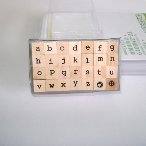 字母数字印章 儿童印章 学习工具 文具印章 木质印章TZZM0019
