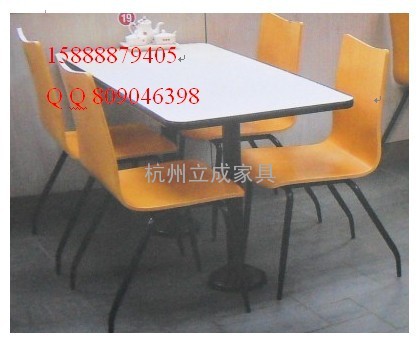 杭州桌椅，餐厅桌椅，钢脚桌椅