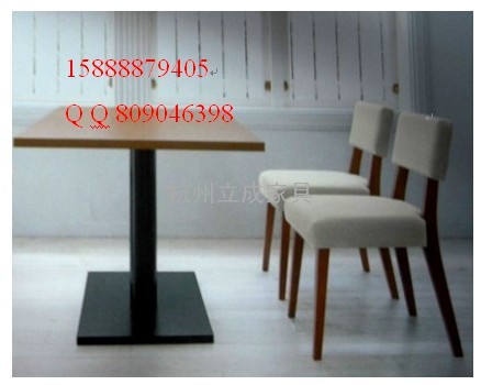 杭州桌椅，铸铁脚桌椅，餐厅桌椅