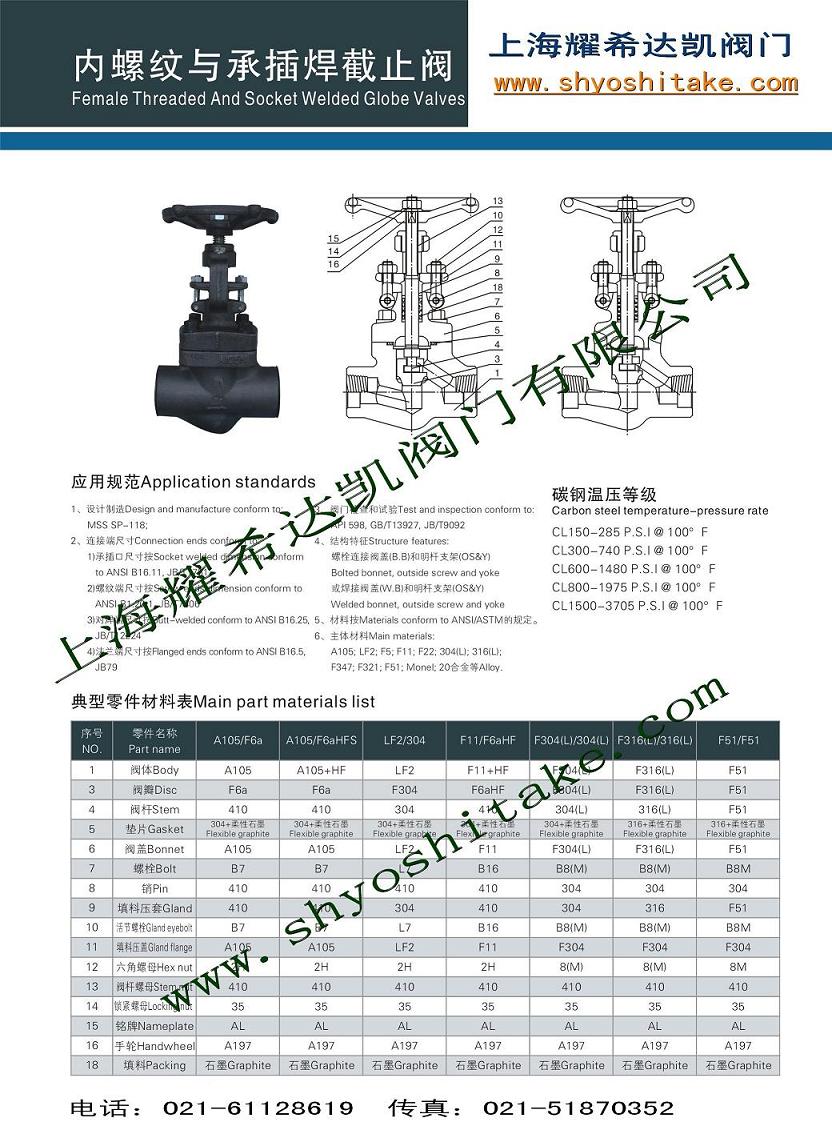 截止阀