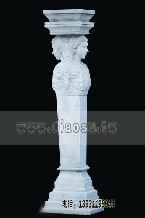 石雕罗马柱 大理石罗马柱 装饰罗马柱 石雕柱子