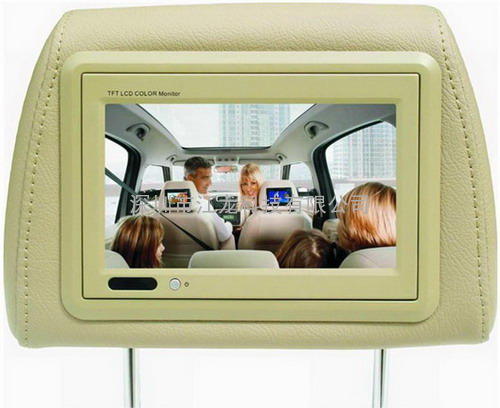 7寸模拟屏车载头枕包液晶显示器