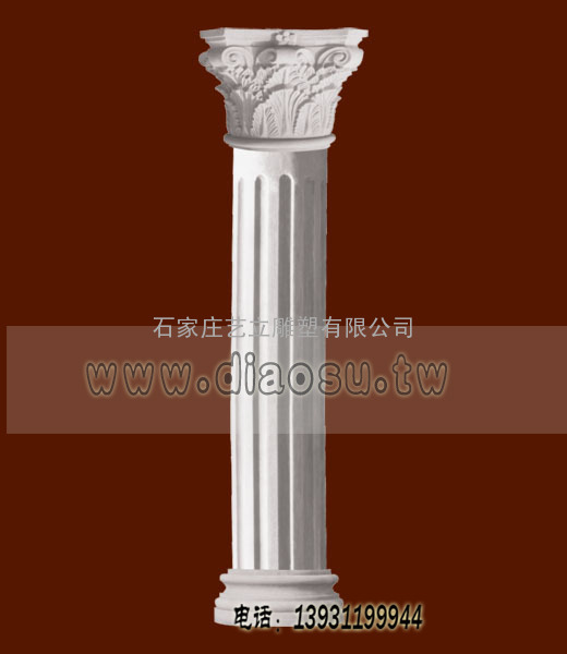 埃及米黄罗马柱 大理石柱子 石材柱子 柱子大理石 石雕柱子