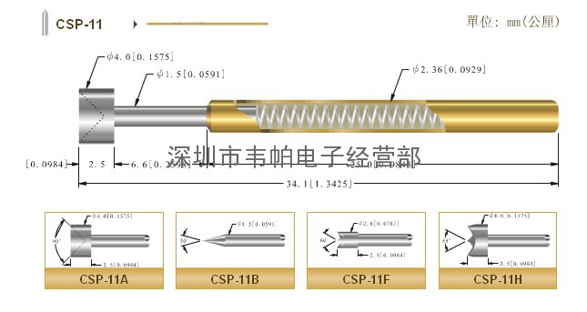 CSP-11中国探针CCP