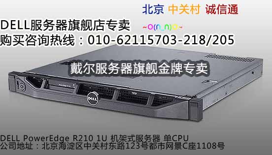 戴尔R210 DELL服务器R210 PowerEdge R210 1U单CPU机架式服务器 网吧、
