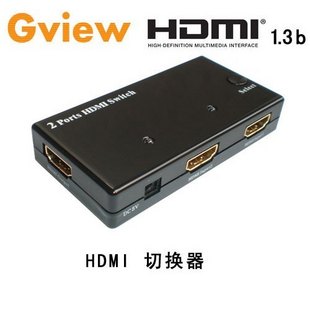 景为 GH201 HDMI切换器1.3b 二进一出 HDMI 切换器 2进1出