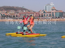 好玩的水上游乐设备/美湃克双人水上自行车