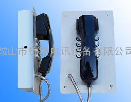 紧急求助电话（KNZD-07-B）提机拨号电话嵌入式紧急电话自动拨号电话金属电话求救电话电梯电话无人