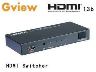 景为 GH301U HDMI切换器1.3b 三进一出 HDMI 切换器 3进1出