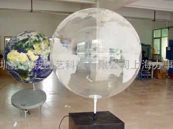 东新创艺大型装饰透明地球仪