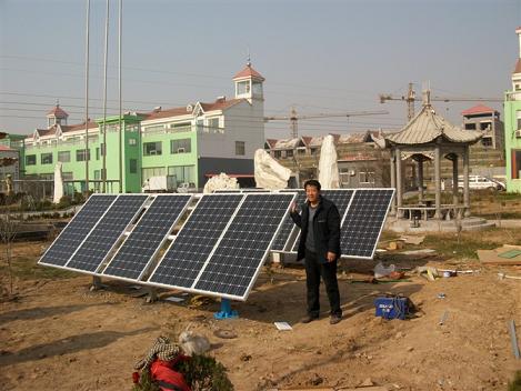 照明太阳能发电系统，家用太阳能发电系统，100瓦独立太阳能供电系统