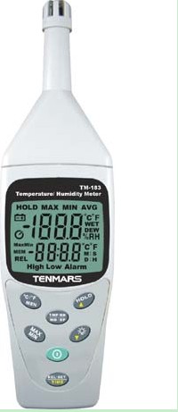 TENMARS美国天马思环保温湿度表TM-183数字温湿度表TM183数显温湿度表TM 183