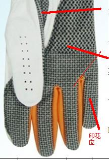 运动手套 滑雪手套 半指运动手套硅胶印刷