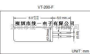 SEIKO晶振、VT-200-F石英晶振、圆柱晶振、高频晶体