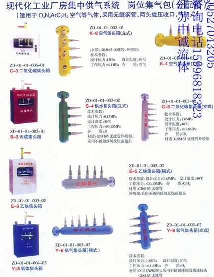 气体集头箱（分配箱）终端产品