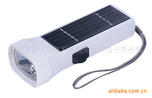 太阳能手电筒_太阳能LED手电筒HTF009