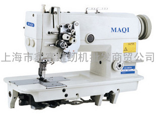 美机牌工业缝纫机 LS 6845 高速双针平缝机（整套装）