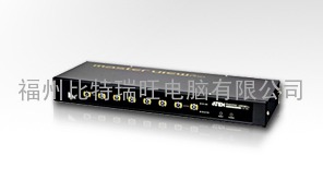 ATEN切换器CS78A，一组PS/2控制端管理8台服务器，切换器