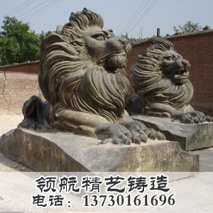 唐县领航出售优质的铜狮子