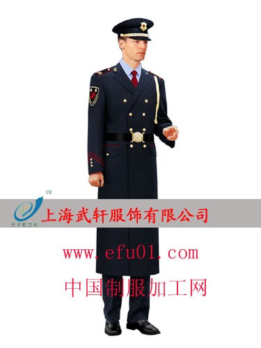 保安大衣服订做-飞行员大衣-物业保安服-保安冬季呢子大衣