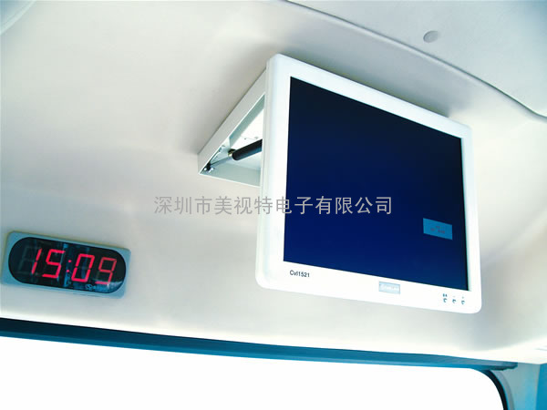 深圳厂家供应15寸塑胶车载显示器