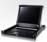 ATEN切换器CL-1000MA，内置电源，兼容PS/2 KVM多电脑切换器