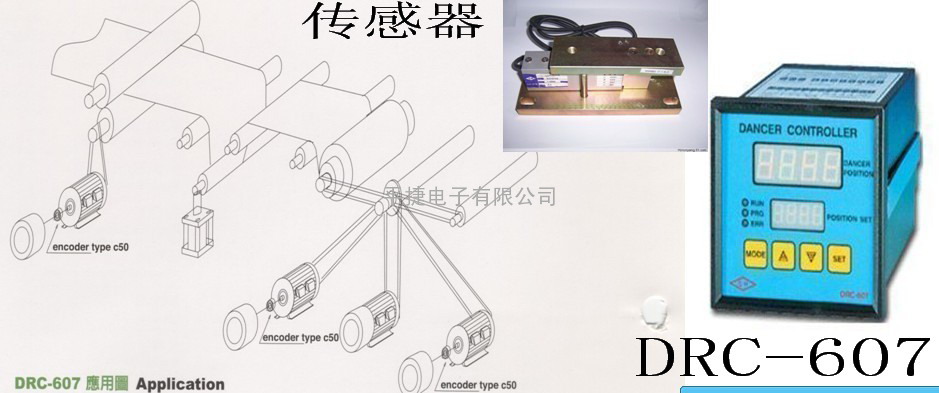 DRC-607極高精度動力收/ 放料微張力控制器