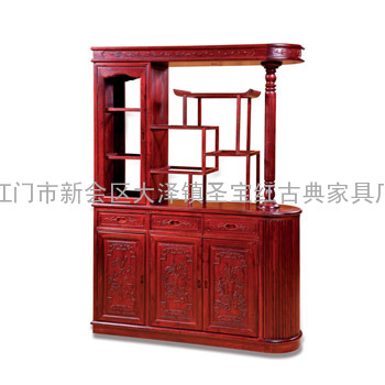 中式实木家具 非洲花梨酒柜