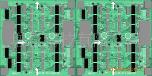 P2.5全彩表贴显示屏PCB线路板方案