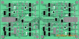 P3全彩显示屏PCB线路板方案