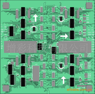 P3全彩显示屏PCB线路板方案