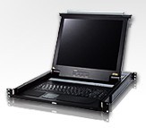 ATEN切换器CL5208，8端口PS/2抽拉式ATEN LCD KVM多电脑切换器