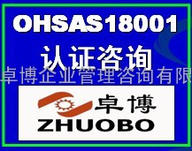 余姚OHSAS18001认证咨询