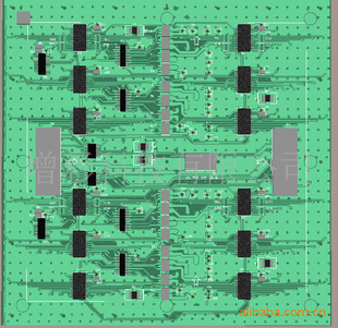 P5全彩显示屏PCB线路板方案