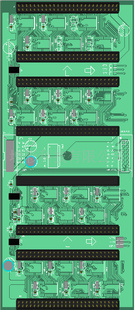 P16户外弧形全彩屏PCB板方案