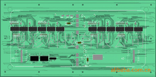 P7.62全彩显示屏PCB板线路方案